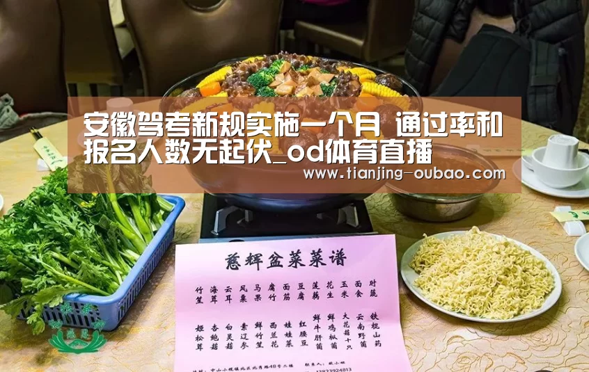 安徽驾考新规实施一个月 通过率和报名人数无起伏_od体育直播(图2) od体育